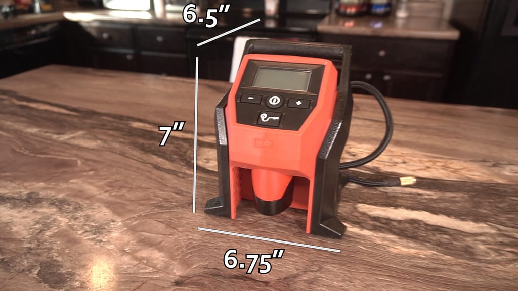 Milwaukee portable tire online inflator