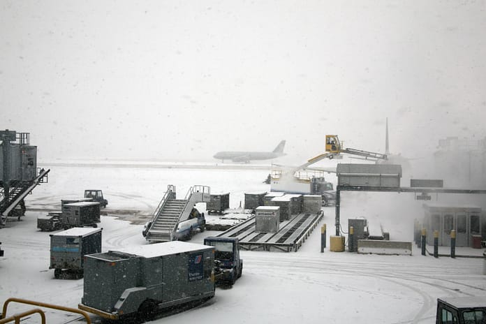 Snowy Weather O'Hare International Airport